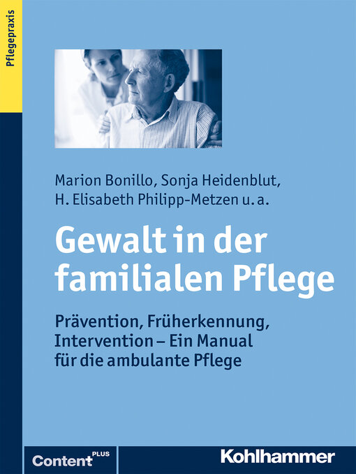 Cover image for Gewalt in der familialen Pflege